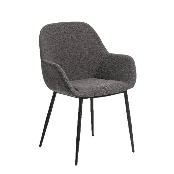 Chaise tissu et métal Valladolid