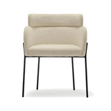 Chaise tissu et acier Baron - NV GALLERY