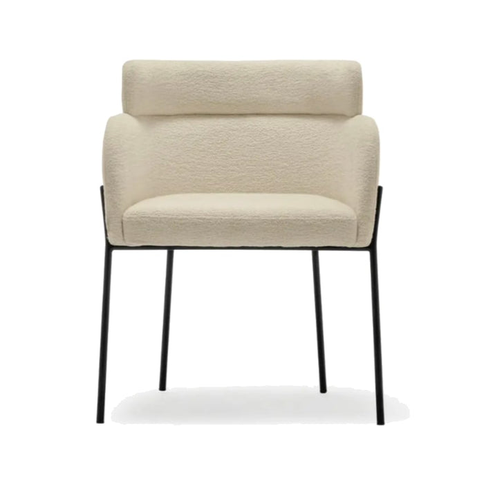 Chaise tissu et acier Baron - NV GALLERY