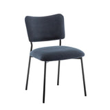 Chaise tissu et métal Vander