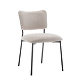 Chaise tissu et métal Vander
