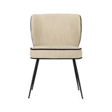 Chaise tissu et acier Wayne - NV GALLERY