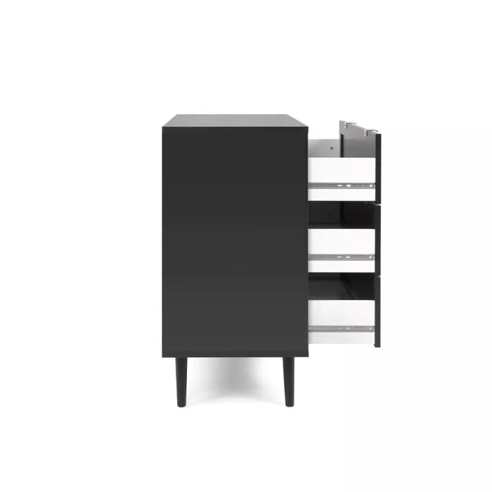 Commode 3 tiroirs impression cannage Villa