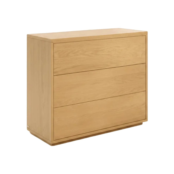 Commode 3 tiroirs placage chêne Lisboa