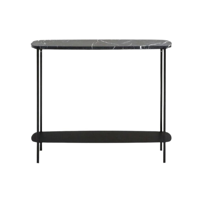 Console marbre et métal Arambo