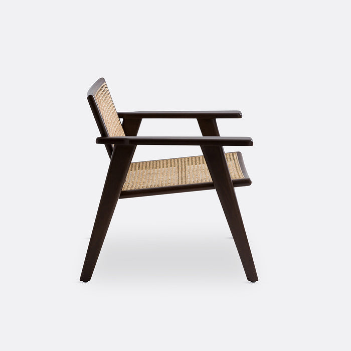 Fauteuil hêtre massif cannage Siran