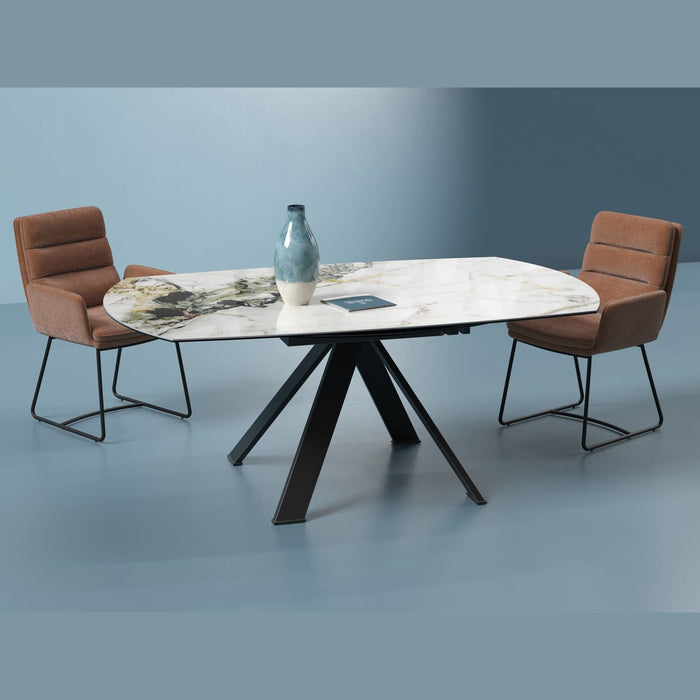 Table extensible marbre Austin - Akante