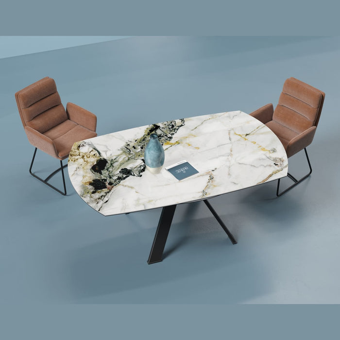 Table extensible marbre Austin - Akante