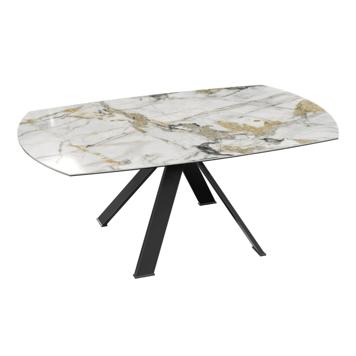 Table extensible marbre Austin - Akante