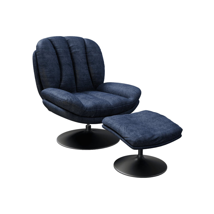 Fauteuil acier et tissu Lisboa - Akante