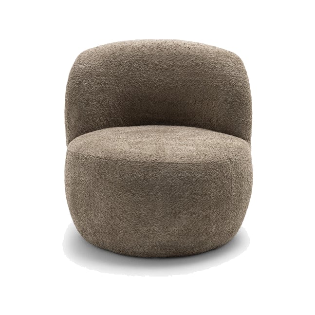 Fauteuil tissu bouclette Wilmotte