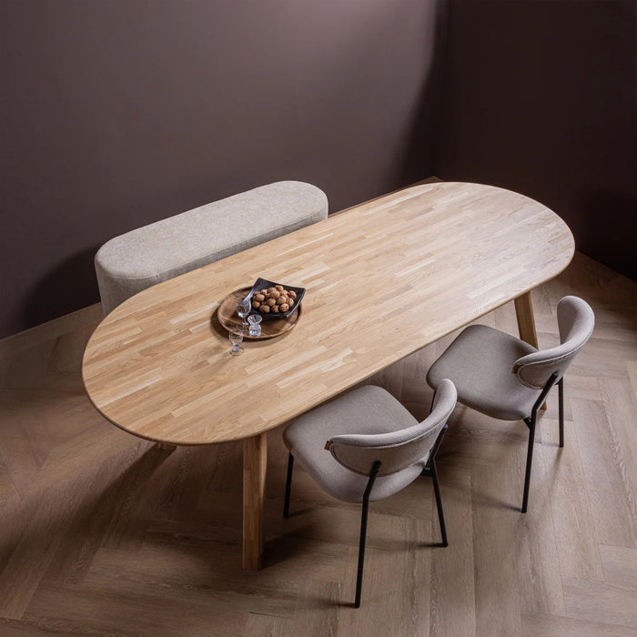 Chaise tissu tissé Kjeld