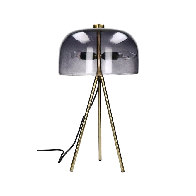 Lampe à poser métal et verre Michael