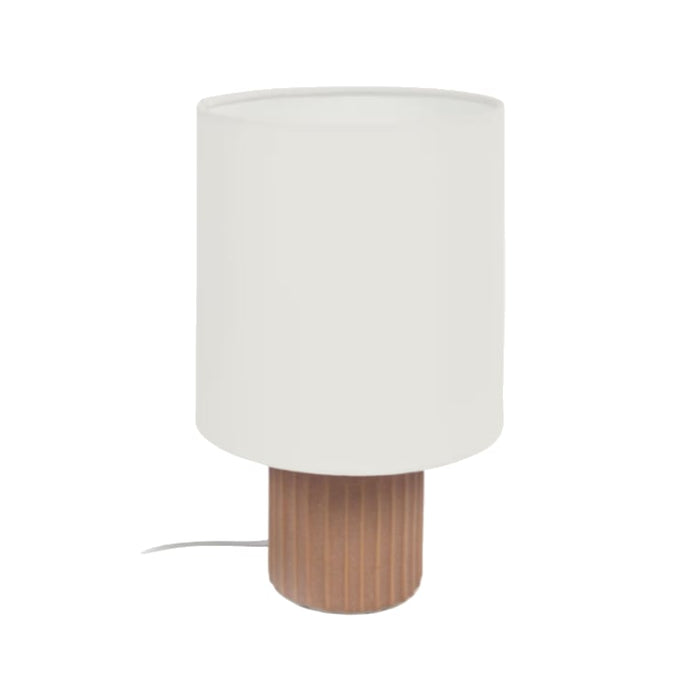 Lampe de table céramique et tissu Eshe