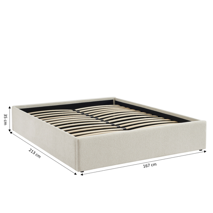 Lit coffre tissu Mars