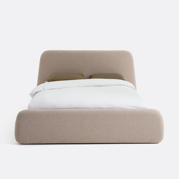 Lit coffre Skagen – vue de trois quarts de la tête de lit