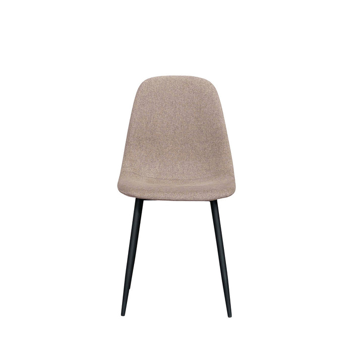 Chaise tissu et bois Stockholm