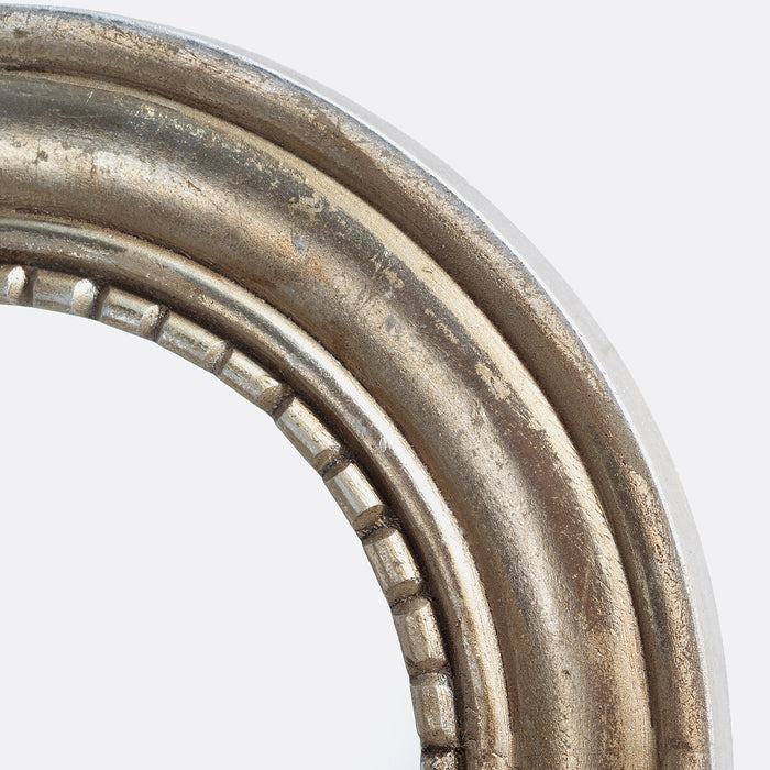 Miroir Afsane – détail du décor de perles sur le cadre en bois