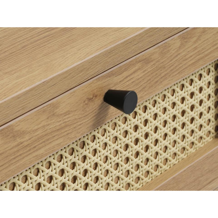 Table de chevet bois et métal Herning