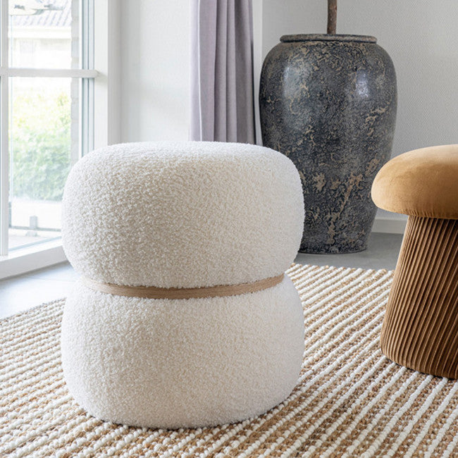 Pouf velours Milford