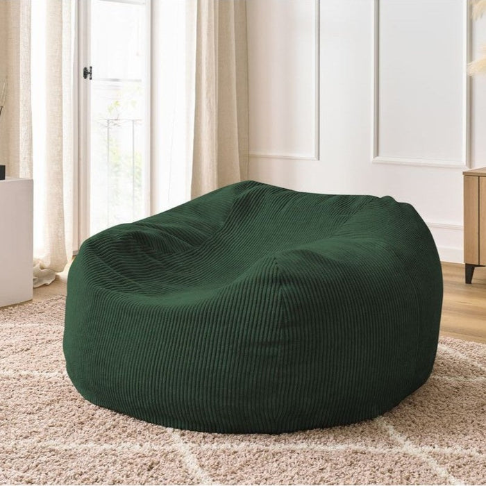 Pouf velours côtelé Voltaire - Bobochic