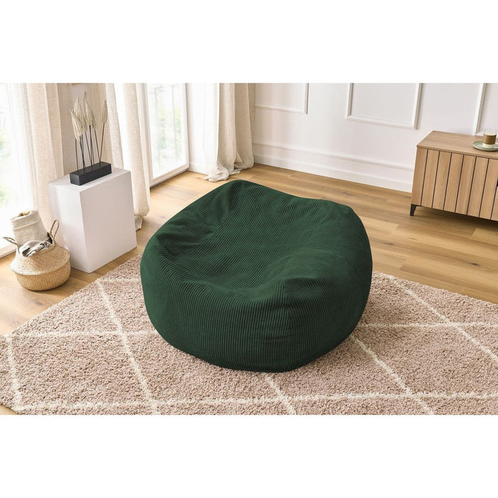Pouf velours côtelé Voltaire - Bobochic