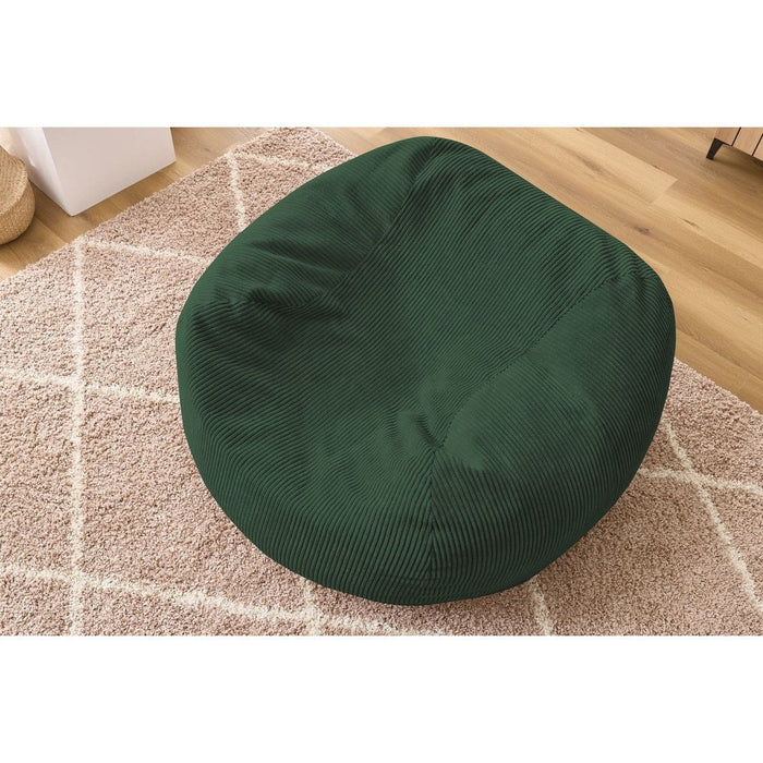 Pouf velours côtelé Voltaire - Bobochic