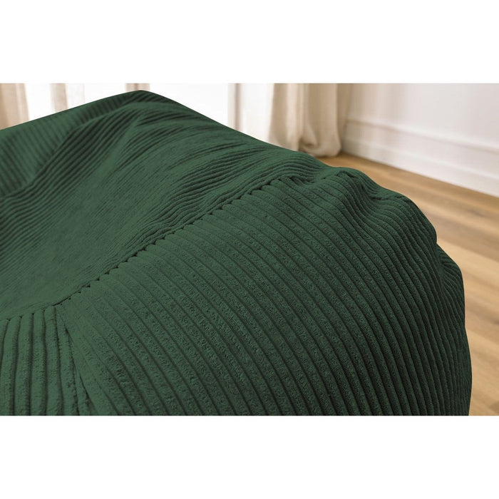 Pouf velours côtelé Voltaire - Bobochic