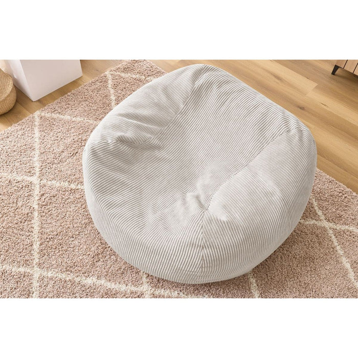 Pouf velours côtelé Voltaire - Bobochic