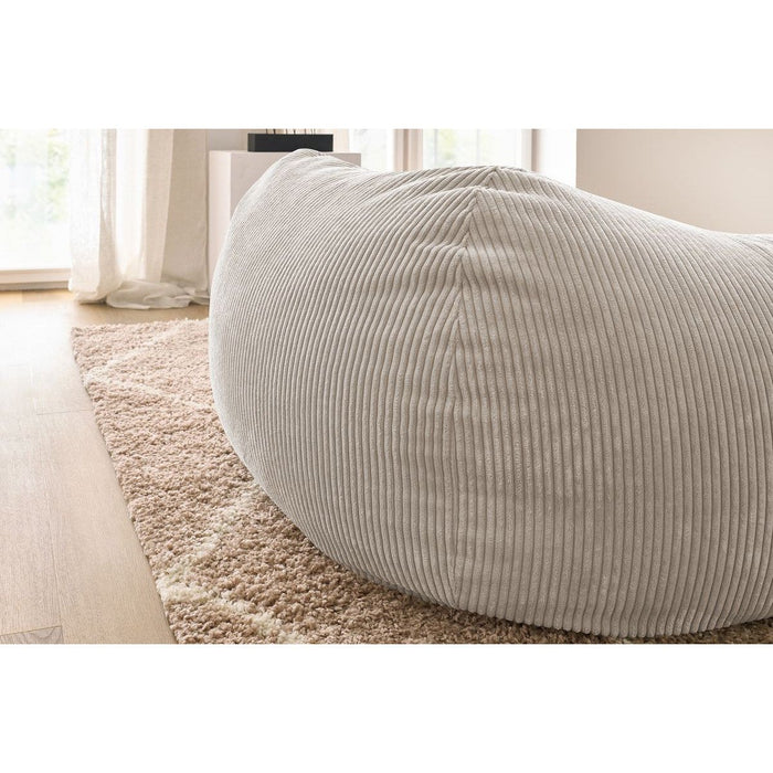 Pouf velours côtelé Voltaire - Bobochic