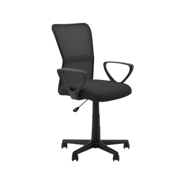 Siège de bureau tissu et plastique