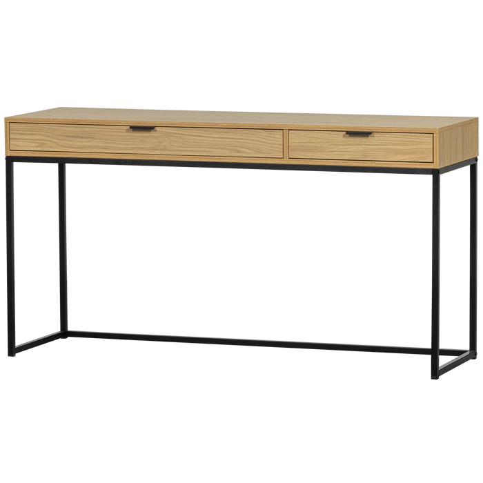 Bureau mélaminé et chêne Silas