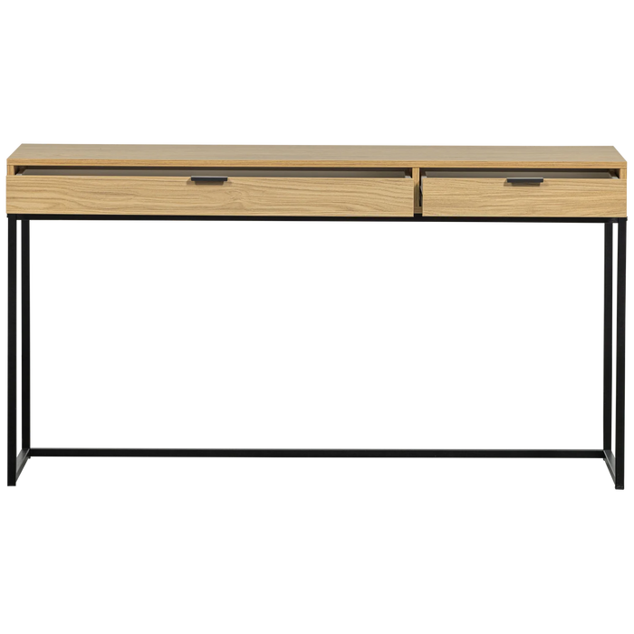Bureau mélaminé et chêne Silas