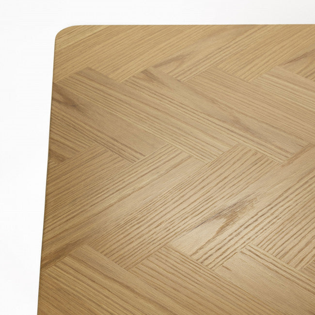 Table à manger chêne et MDF Fabio 160