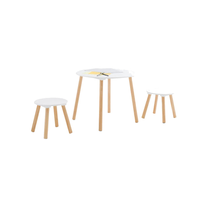 Table basse avec 2 tabourets Melya