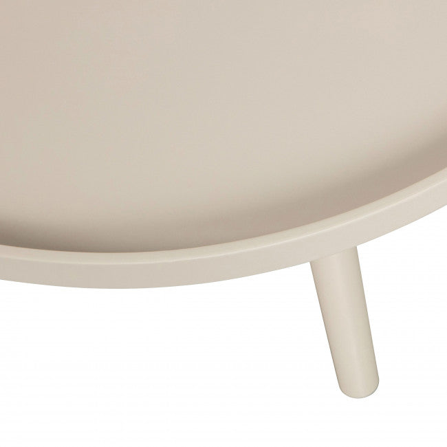 Table basse MDF crème Mesa L