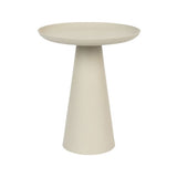 Table d'appoint aluminium mate