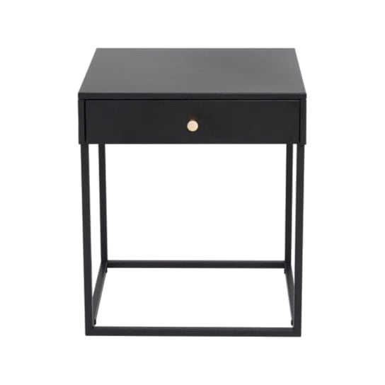 Table de chevet métal et bois Bakal