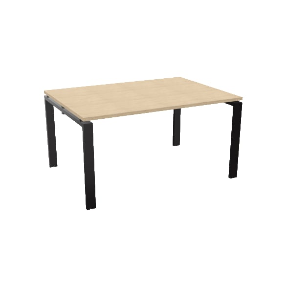 Table de réunion métal et bois MDF Urbec