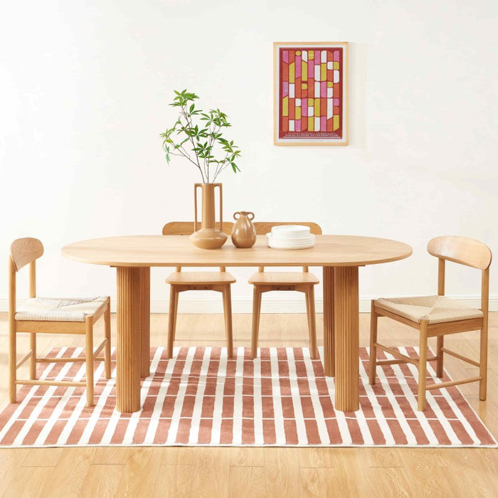 Table à manger placage bois Orion
