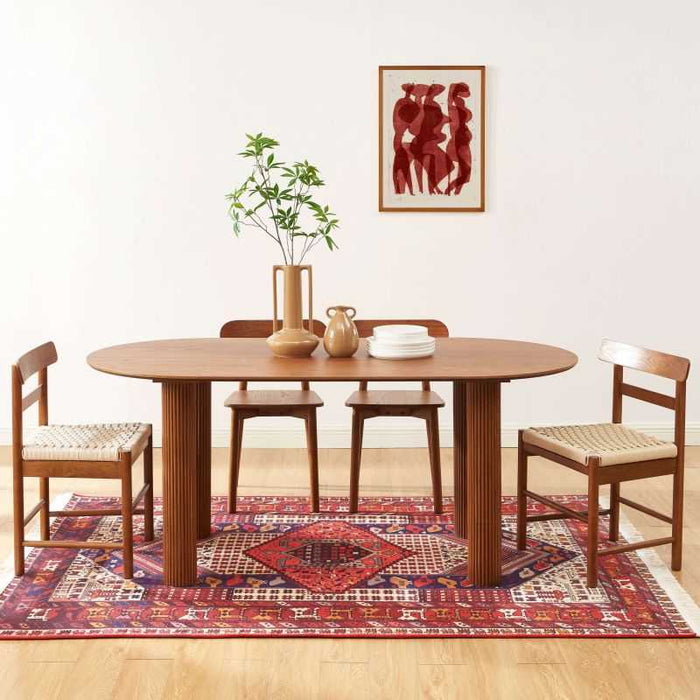 Table à manger placage bois Orion