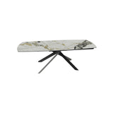 Table extensible marbre Kheops - Akante