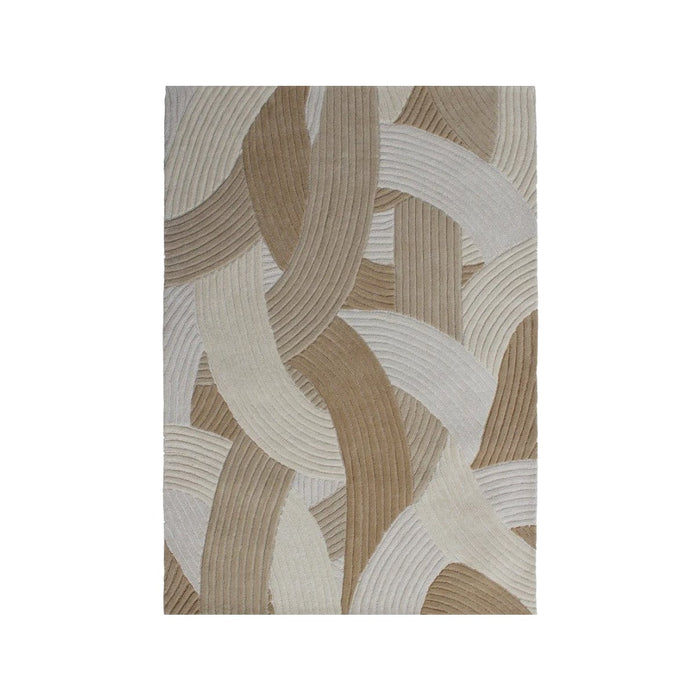 Tapis laine tuftée Canopée beige - Edito