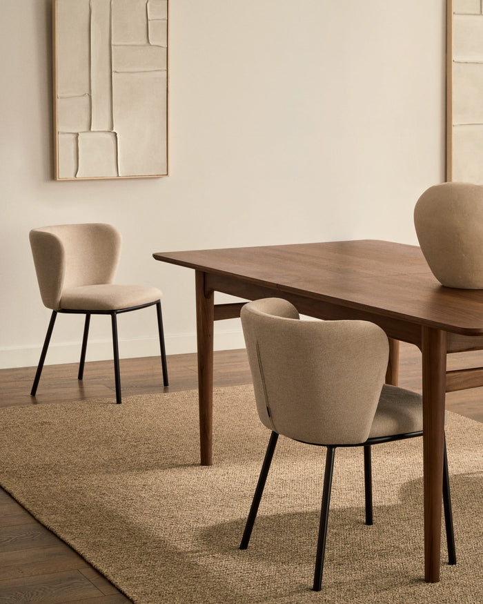 Tapis Girona tissé main – en situation dans un intérieur clair