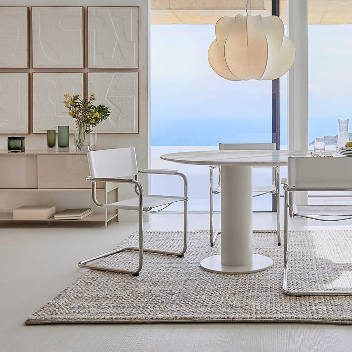 Tapis Ishaan tissé main – mise en ambiance salon