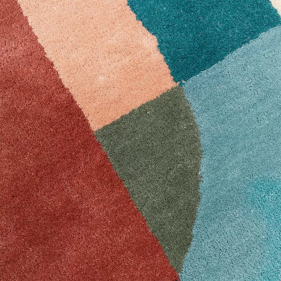 Tapis laine Pluriel Bleu Nuit - Edito