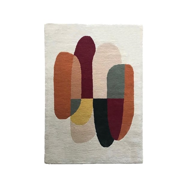 Tapis laine Pluriel Multicolore - Edito