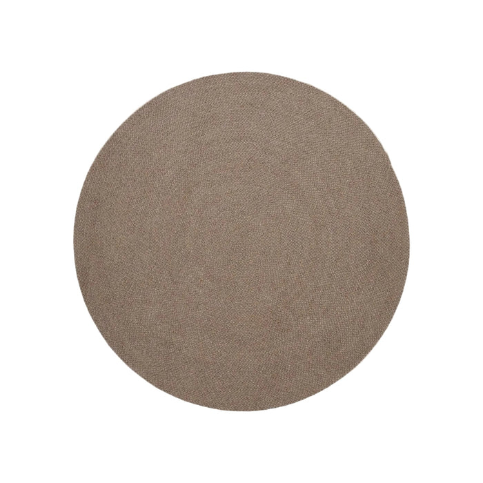 Tapis rond Palamos beige – vue détourée