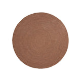 Tapis rond Aiguablava terracotta – vue détourée
