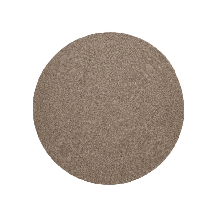 Tapis rond Aiguablava beige – vue détourée